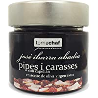 Pipes i carasses con capellán con aceite de oliva 200g.